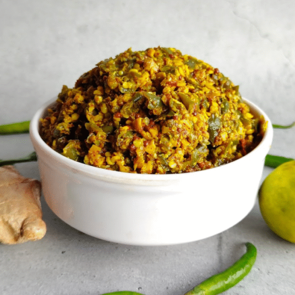 Crushed Green Chilli Pickle