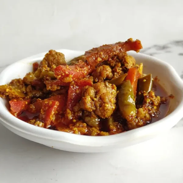 seasonal mixed veg pickel - flavoureats