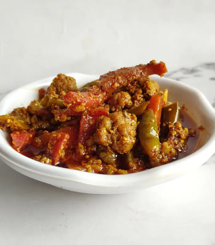 seasonal mixed veg pickel – flavoureats