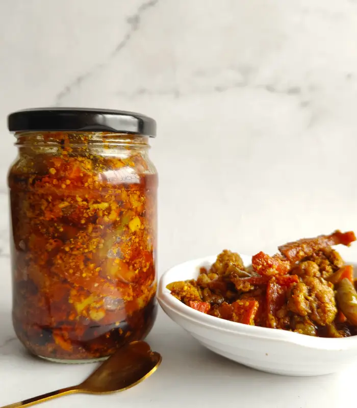 seasonal mixed veg pickel